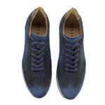 Zelli Costa Suede & Crocodile Sneakers Navy (66-200-NVY)