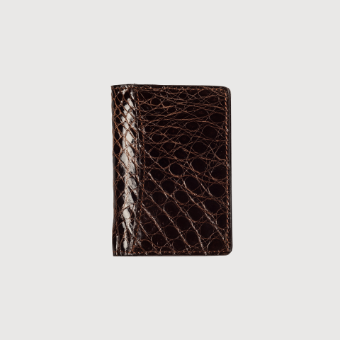 Zelli Crocodile Card Case