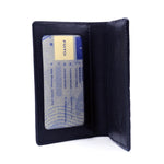 Zelli Crocodile Card Case Black