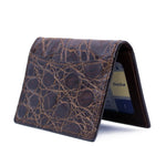 Zelli Crocodile Card Case Cognac
