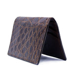 Zelli Crocodile Card Case Cognac