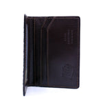 Zelli Crocodile Card Case Nicotine