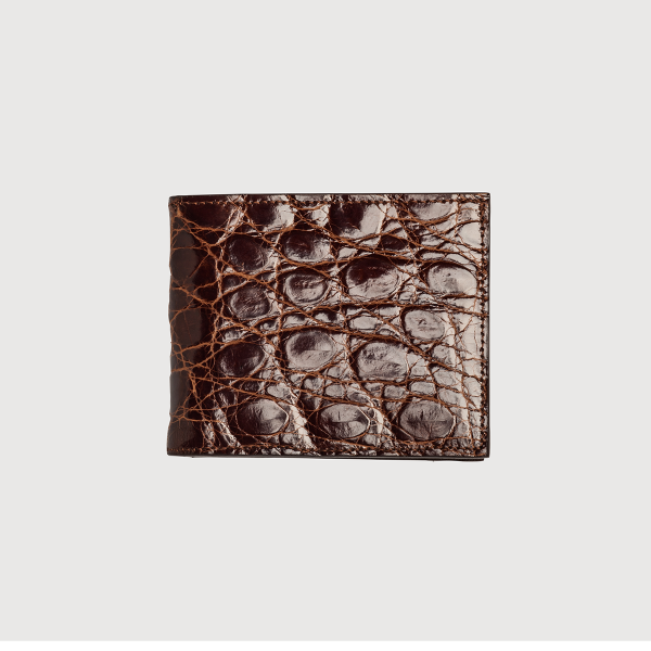 Zelli Crocodile Bi-Fold Wallet 