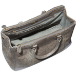 Zelli Daniella Genuine Python Handbag Natural