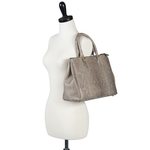 Zelli Daniella Genuine Python Handbag Natural