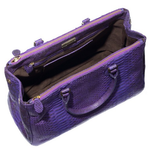 Zelli Daniella Genuine Python Handbag Purple