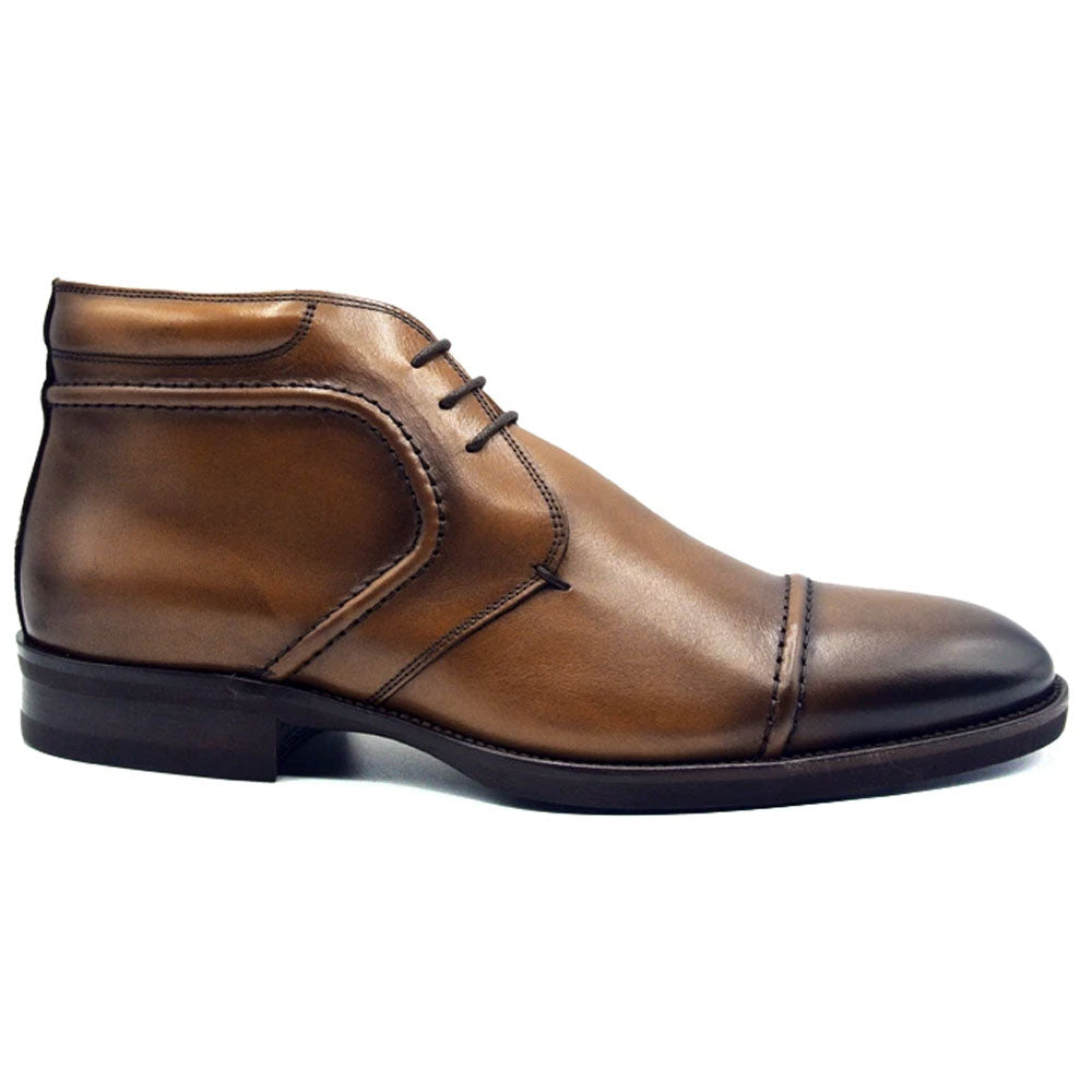 Zelli Dante Calfskin Boots Camel