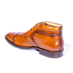 Zelli Dante Calfskin Boots Camel