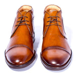 Zelli Dante Calfskin Boots Camel