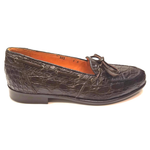 Zelli Doral Crocodile Slip-On Nicotine