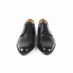 Zelli Enzo Cap Toe Shoes Black (25-553-BLK)