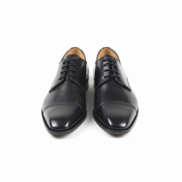 Zelli Enzo Cap Toe Shoes Black (25-553-BLK)