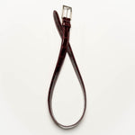 Zelli Alligator Belt Bordeaux (70-100-BDX)