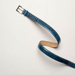 Zelli Alligator Belt Denim (70-100-DNM)