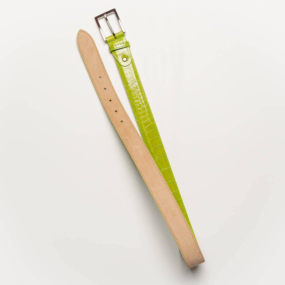 Zelli Alligator Belt Apple (70-100-APL)
