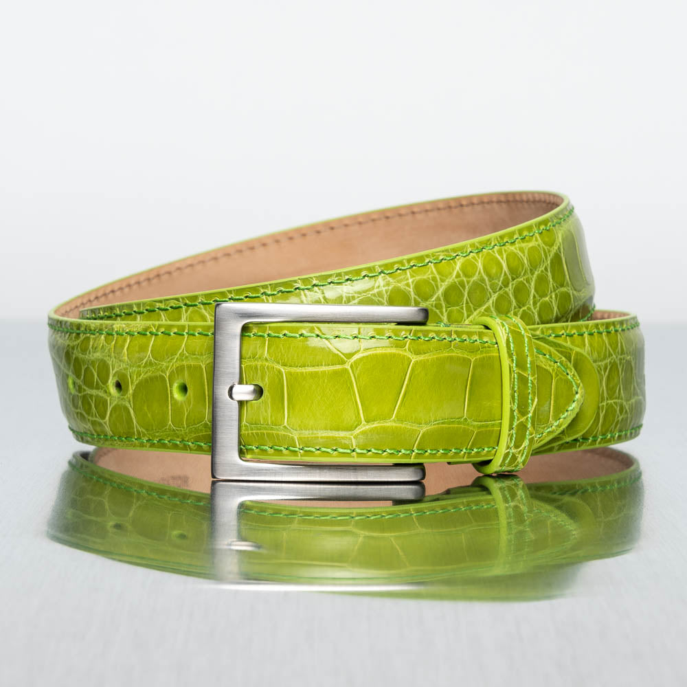 Zelli Alligator Belt Apple (70-100-APL)