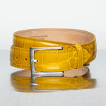 Zelli Alligator Belt Yellow (70-100-YEL)