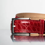 Zelli Alligator Belt Red (70-100-RED)