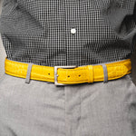 Zelli Alligator Belt Yellow (70-100-YEL)