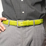 Zelli Alligator Belt Apple (70-100-APL)
