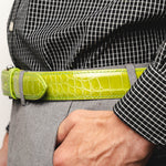 Zelli Alligator Belt Apple (70-100-APL)