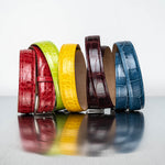 Zelli Alligator Belt Red (70-100-RED)