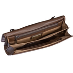 Zelli Florence Genuine Crocodile Clutch Brown