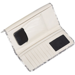 Zelli Georgina Genuine Python Wallet Natural