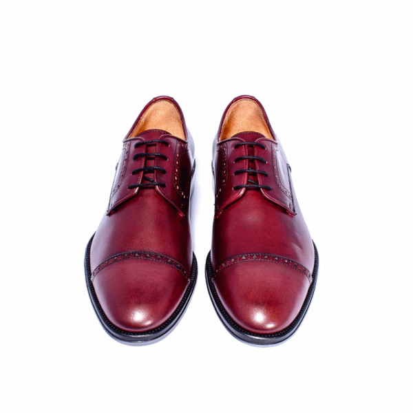 Zelli Giovanni Cap Toe Brogues Burgundy (25-530-BRG)