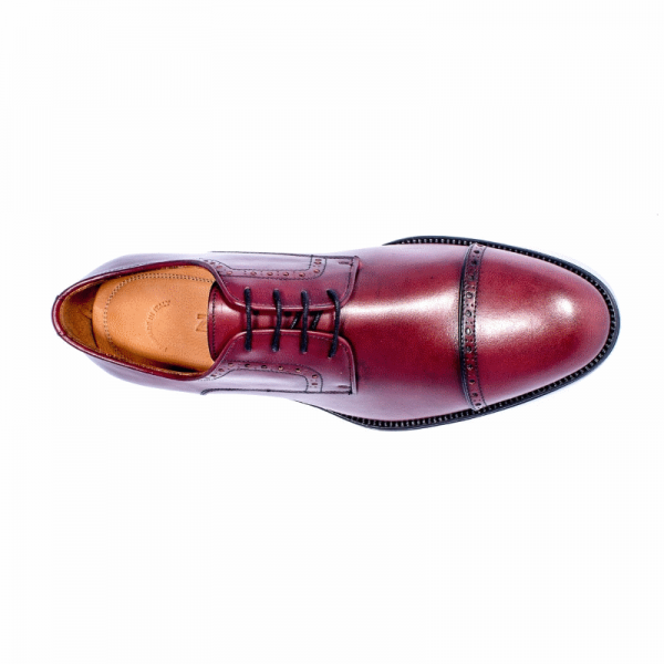 Zelli Giovanni Cap Toe Brogues Burgundy (25-530-BRG)