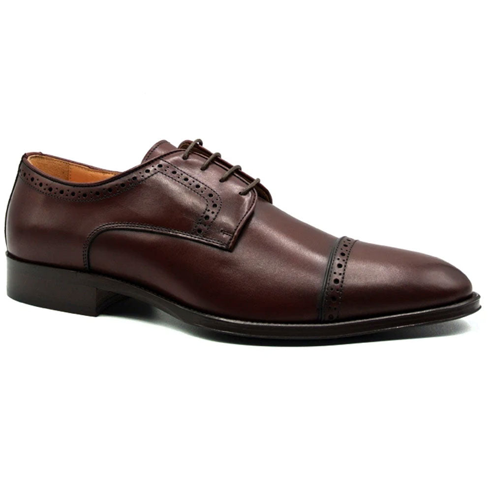 Zelli Giovanni Cap Toe Brogues Burgundy