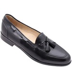 Zelli Greve Nappa Tassel Loafers Black