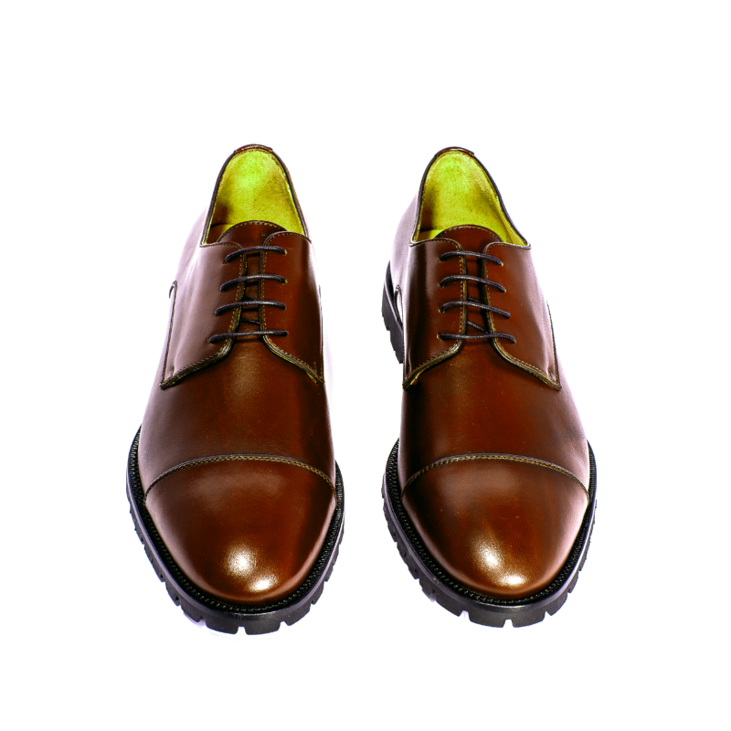 Zelli James Cap Toe Shoes Brown