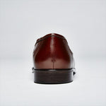 Zelli Kalahari Ostrich Leg / Nappa Tassel Loafers Brown