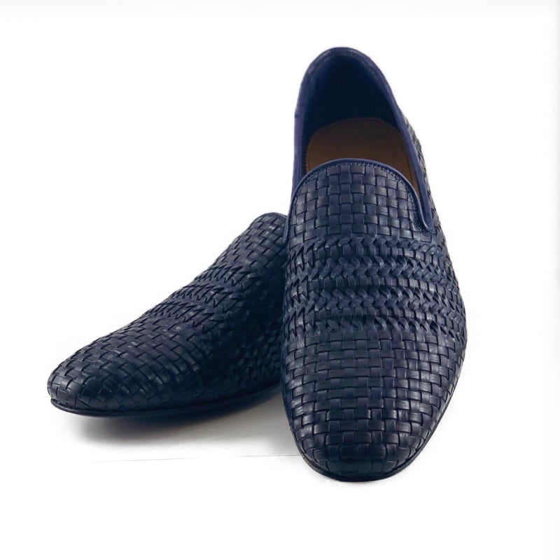 Zelli Luce Woven Loafers Denim Gray (19-229-GRY)