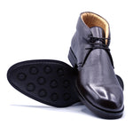 Zelli Marco Deerskin Chukka Boots Dark Brown (48-590-DBR)