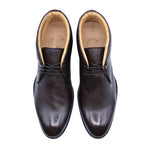 Zelli Marco Deerskin Chukka Boots Dark Brown (48-590-DBR)