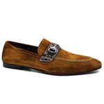 Zelli Mercedes Suede & Crocodile Loafers
