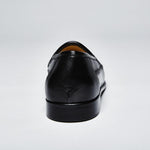 Zelli Milano Ostrich Leg / Nappa Slip-On Black