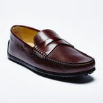 Zelli Monza Calfskin Driving Loafers Brown