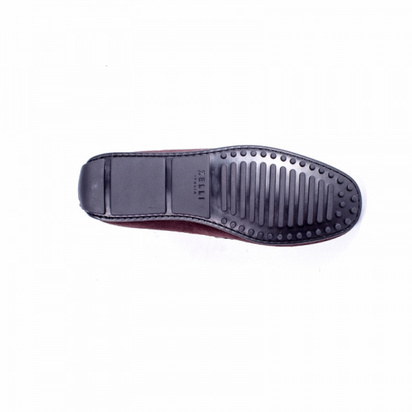 Zelli Monza Suede & Crocodile Driving Loafers Nicotine (31-160-CGN)