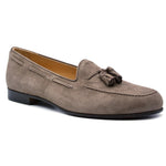 Zelli Naples Suede Tassel Loafers Mocha