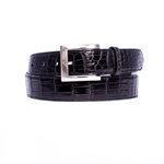 Zelli Nile Crocodile Belt Black