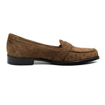 Zelli Orlando Ostrich Monk Strap Shoes Brown