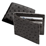 Zelli_Ostrich_Bi_Fold_Wallet-Black