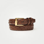 Zelli Quill Ostrich Belt