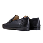 Zelli Parma Peccary Loafers Black (19-025-BLK)