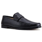 Zelli Parma Peccary Loafers Black