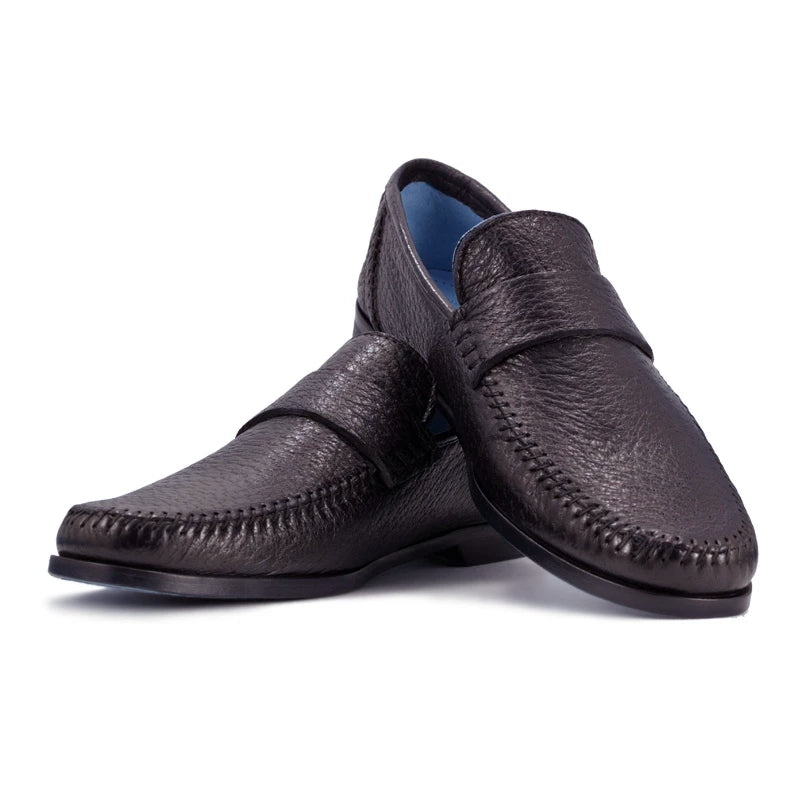 Zelli Parma Peccary Loafers Brown (19-025-BRN)