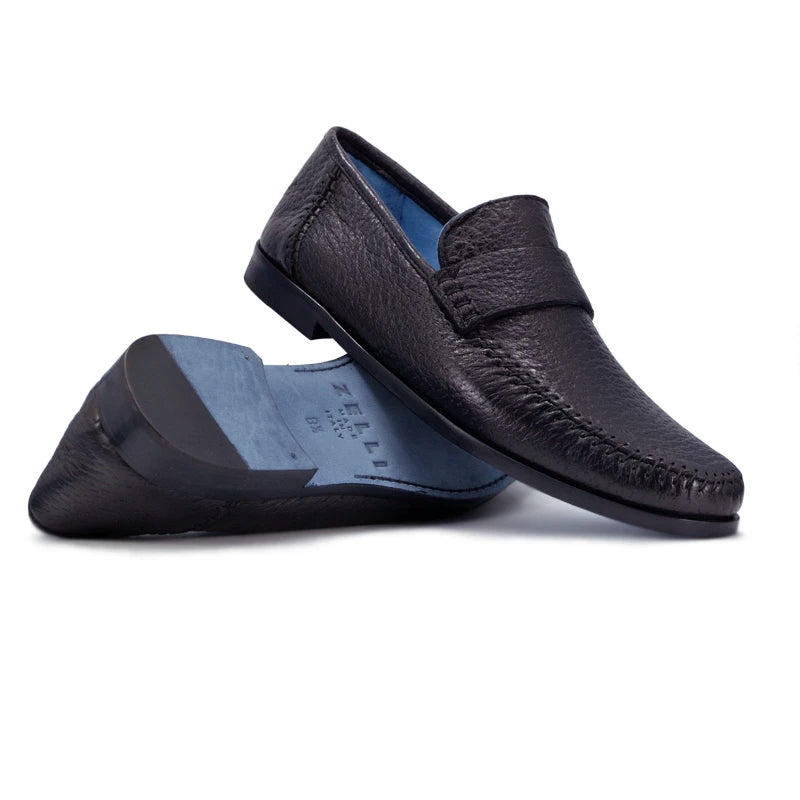 Zelli Parma Peccary Loafers Brown (19-025-BRN)